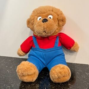 Vintage 1995 The Berenstain Bears Brother Bear Plush Toy 16” BROTHER BEAR